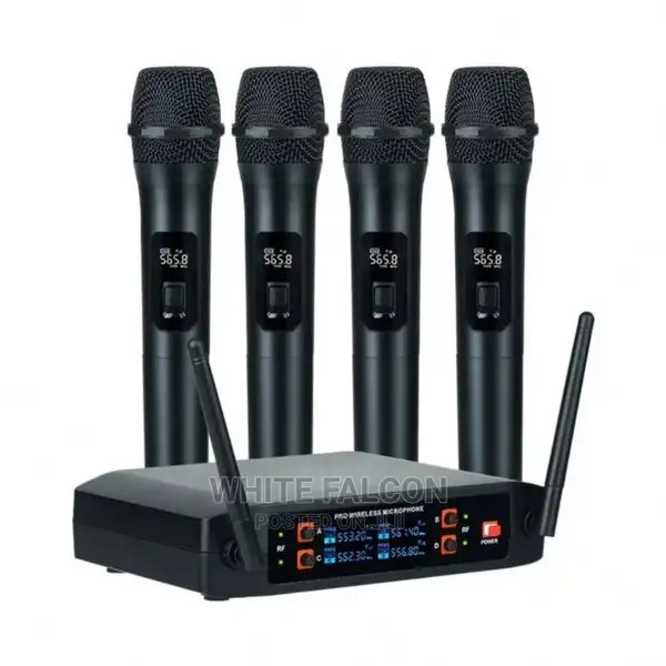 VHF Wireless Microphone 4 Channel-Handheld Microphone