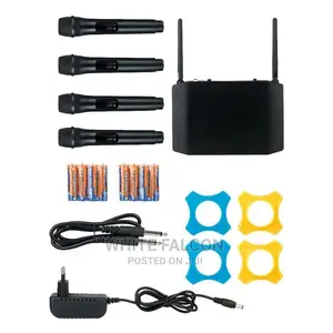 VHF Wireless Microphone 4 Channel-Handheld Microphone