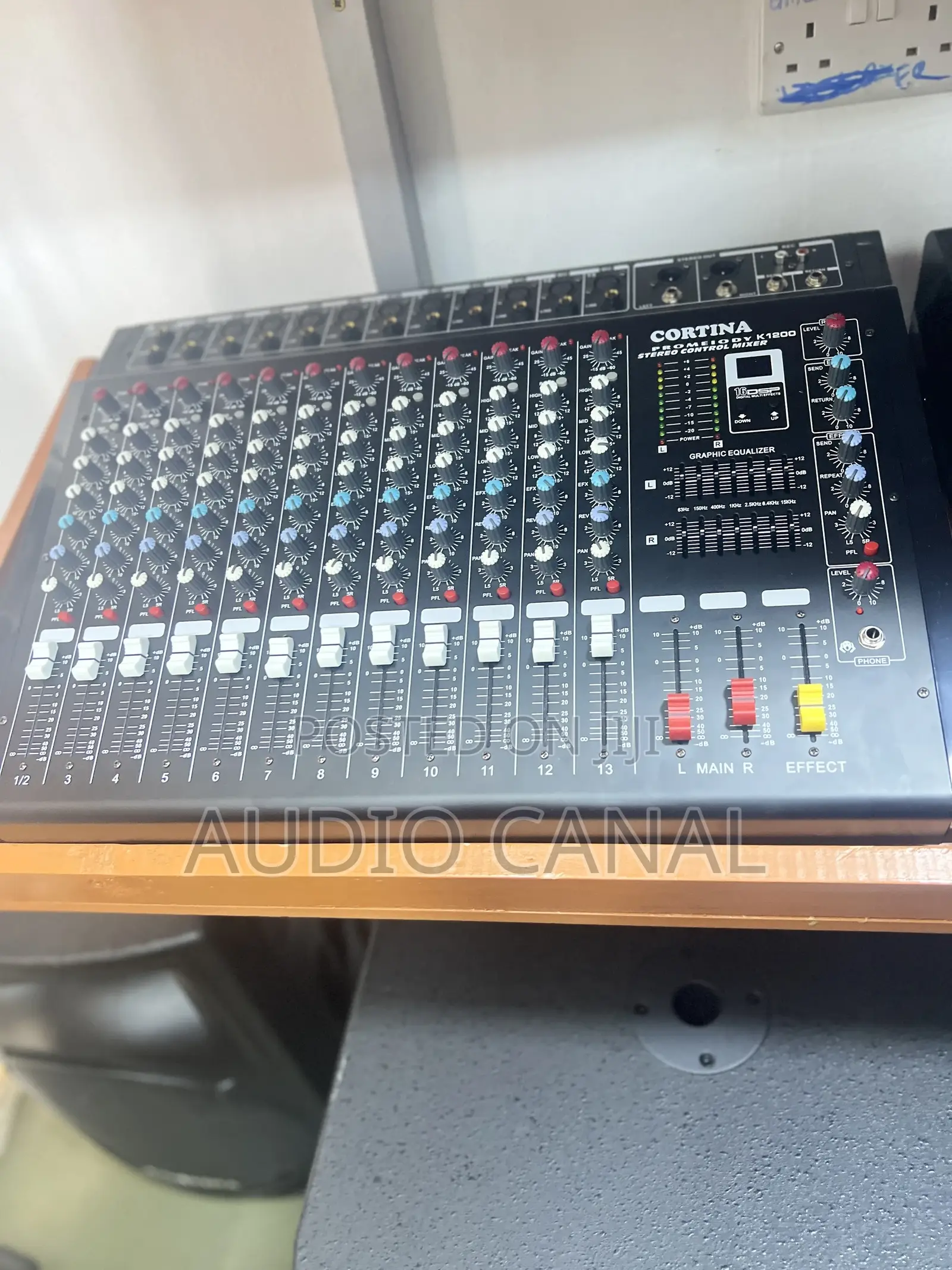 12 Channel Amp Mixer