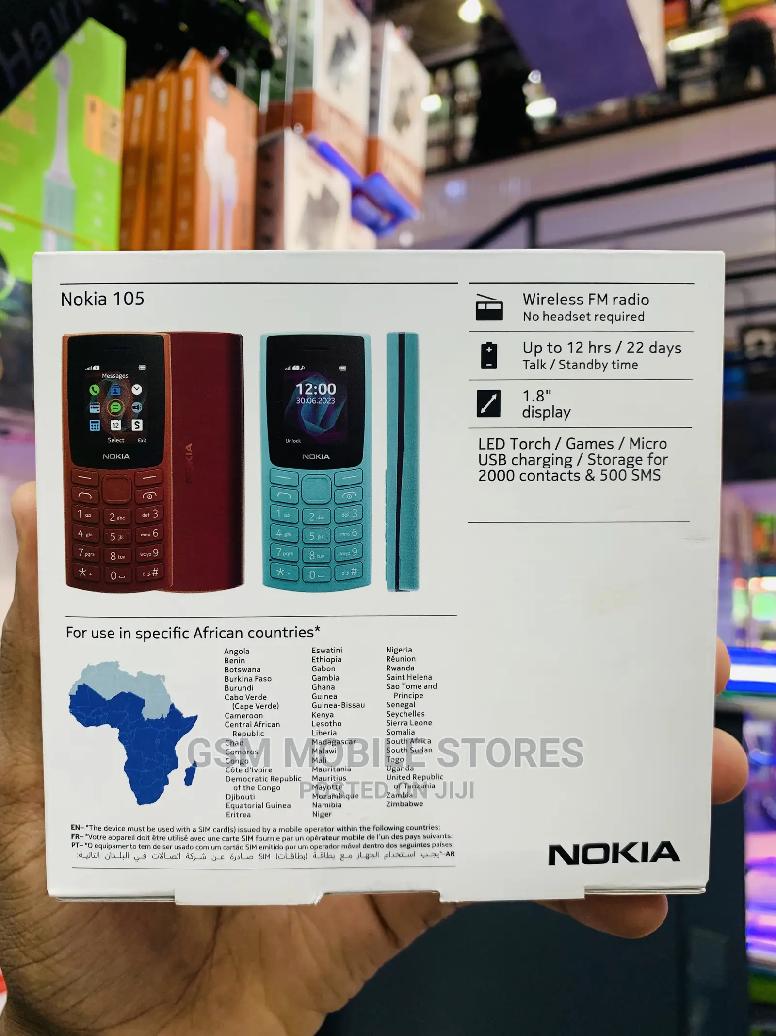 New Nokia 105 Gray
