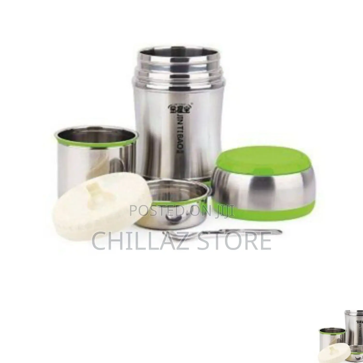 Jintibao 1.2 Litres Double Wall Insulated Lunch Box.