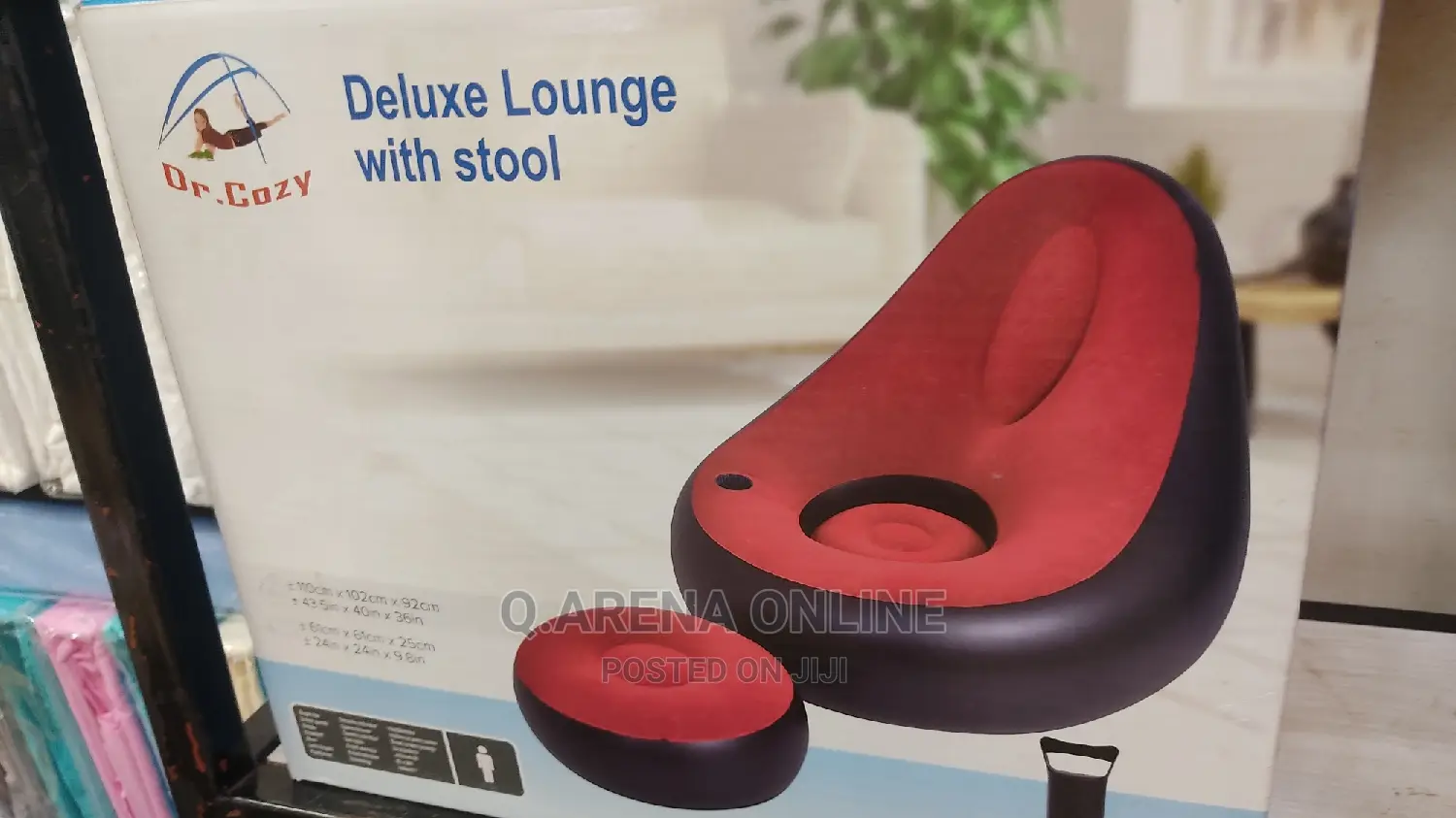Deluxe Lounge With Stool Air Chair
