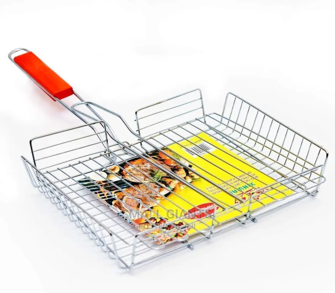 Outdoor Stainless Steel Grill Basket
