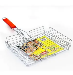 Outdoor Stainless Steel Grill Basket