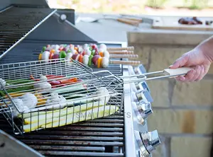 Outdoor Stainless Steel Grill Basket