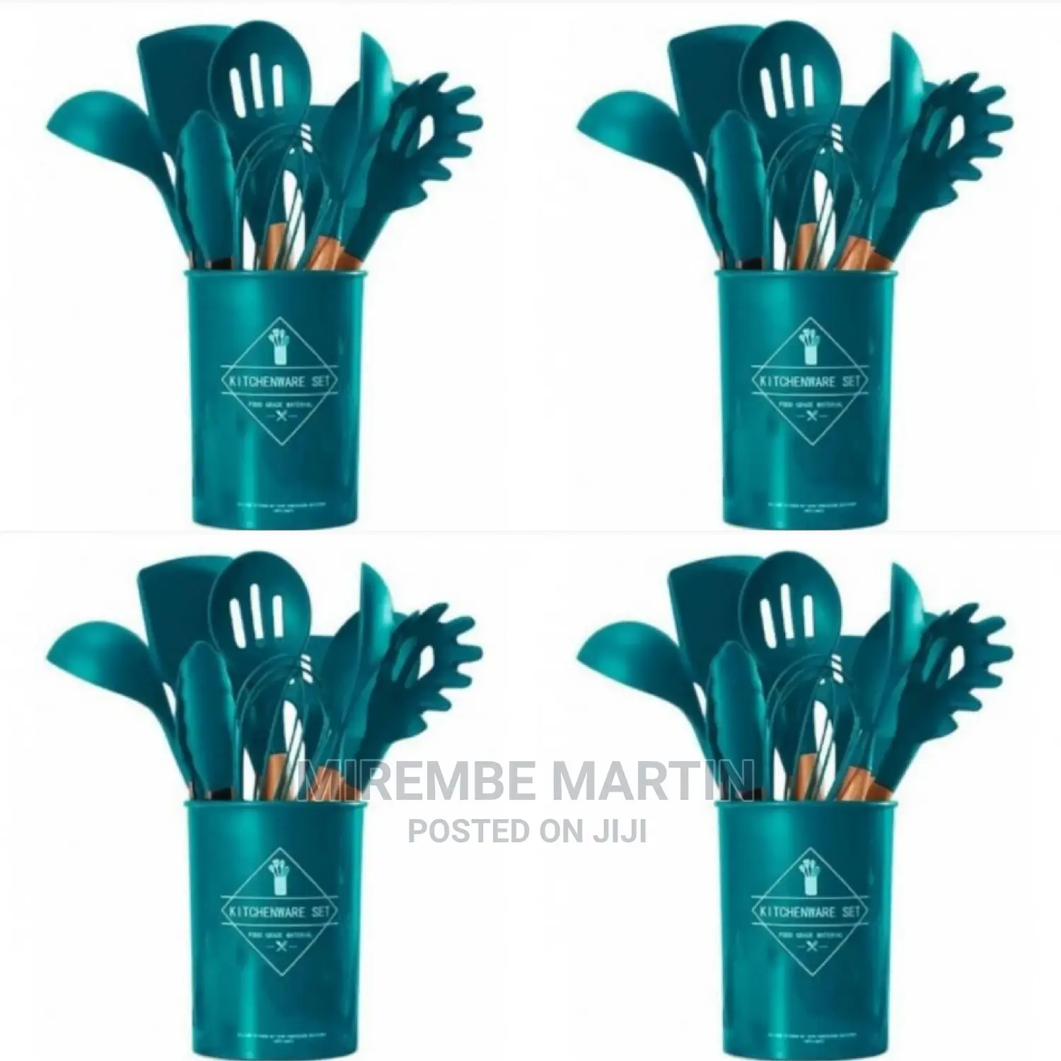 Woodle Silicone Utensils Set
