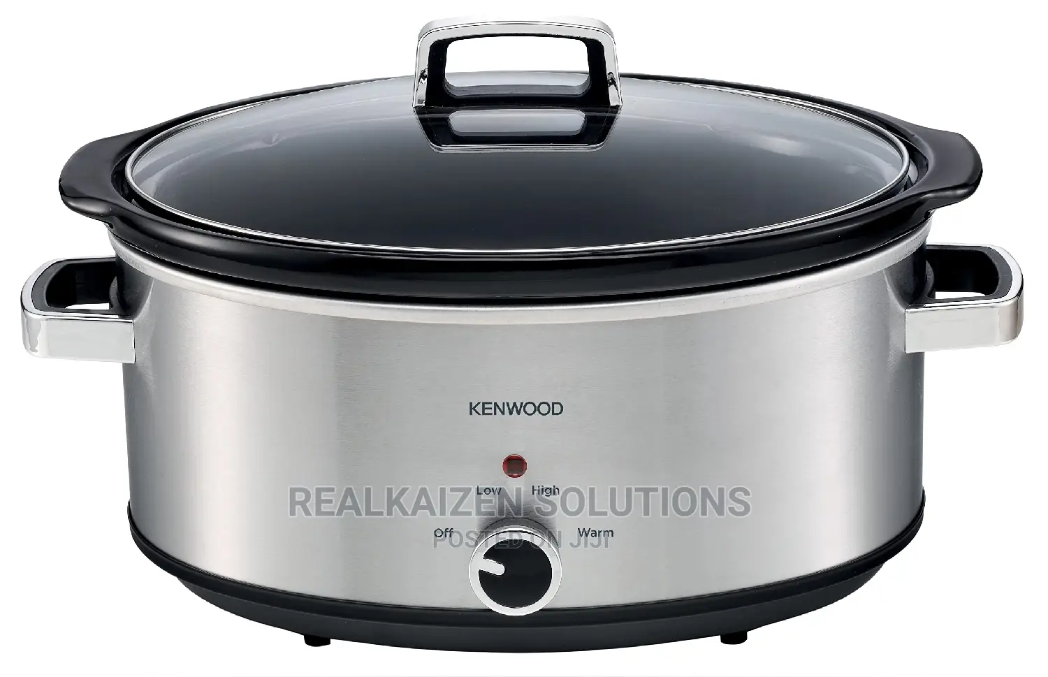 KENWOOD 6.5L Stainless Steel | 3 Heat Settings Slow Cooker