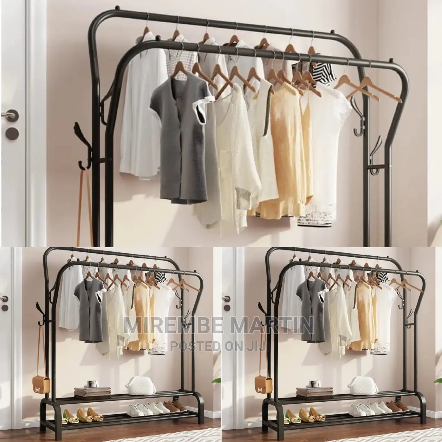 Home Floor Clothes Rack