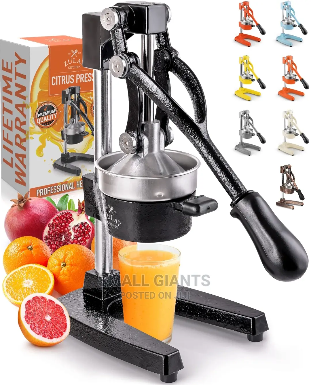 Zulay Kitchen Cast-Iron Orange Juice Squeezer