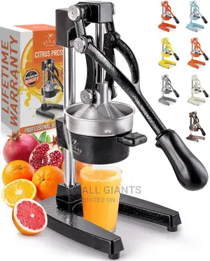 Zulay Kitchen Cast-Iron Orange Juice Squeezer