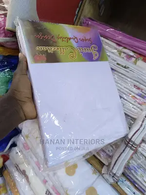 5*6 Pure White Cotton Bedsheets