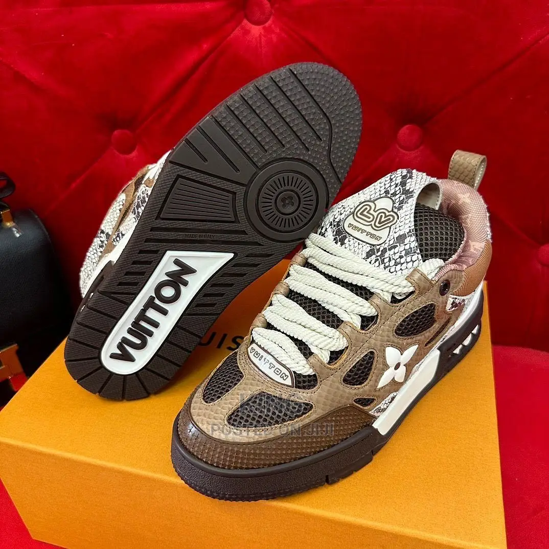 LV Skate Sneaker Brown Skin