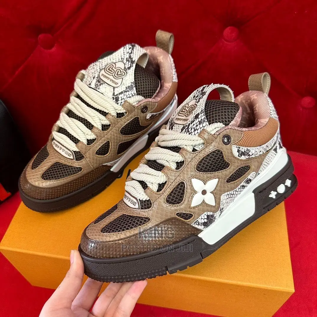 LV Skate Sneaker Brown Skin