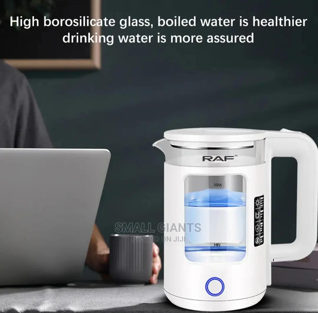 2L High-Power Glass Window Anti-Drying Electric Kettle