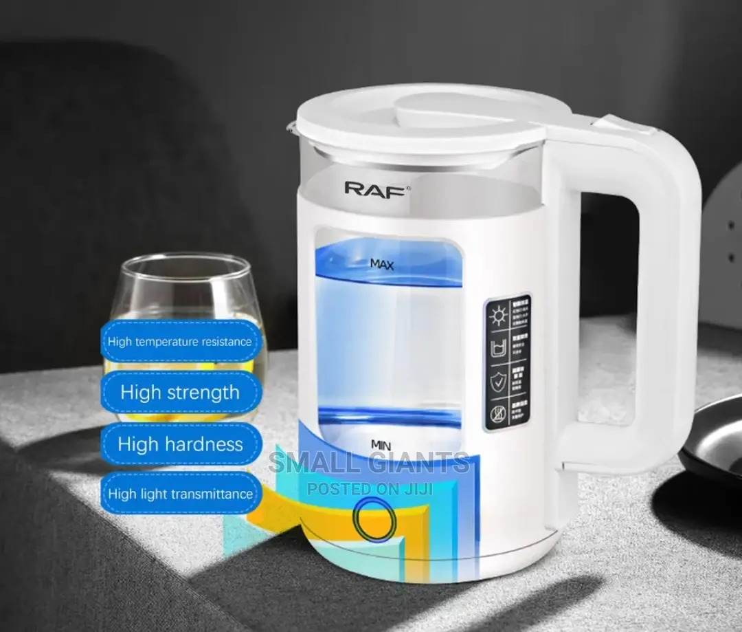 2L High-Power Glass Window Anti-Drying Electric Kettle