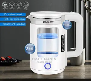 2L High-Power Glass Window Anti-Drying Electric Kettle
