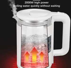 2L High-Power Glass Window Anti-Drying Electric Kettle