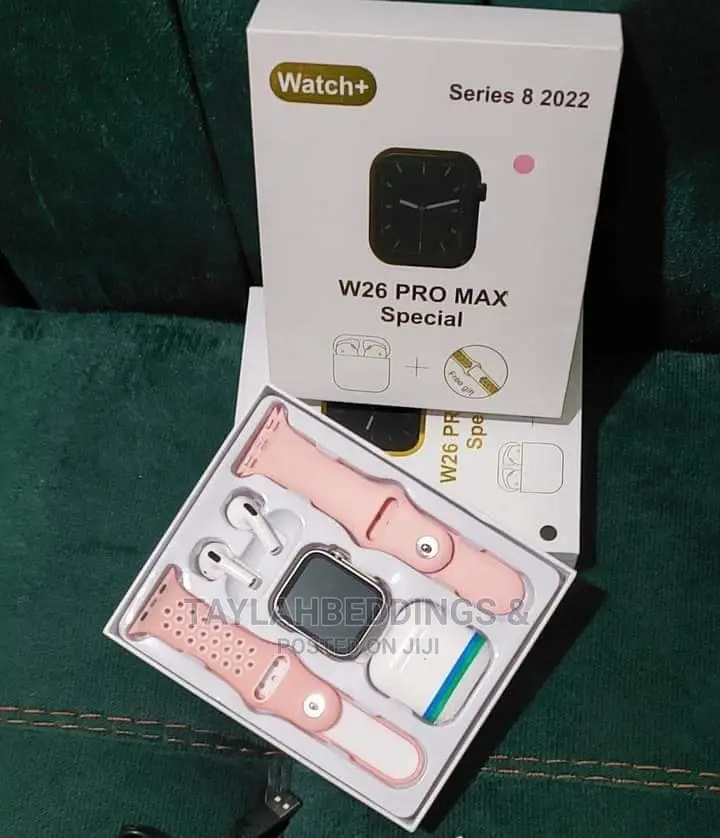 W26 Pro Max Smart Wristwatch - Pink