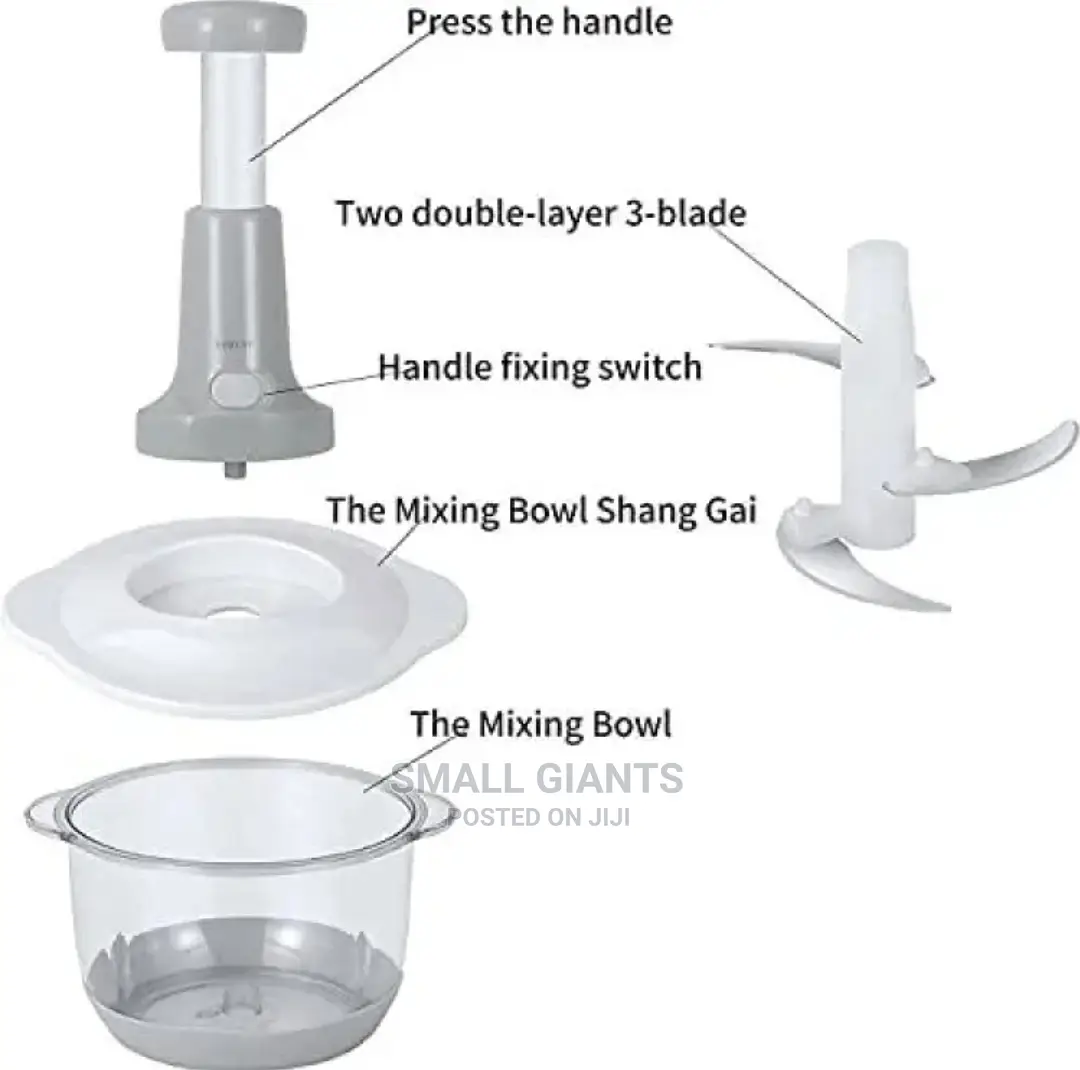 Manual Hand Food Chopper Press Machine For Vegetables
