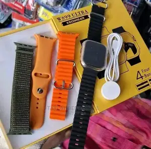 WS99 Ultra 4 Bands Watch Braided Loop Fabric Strap