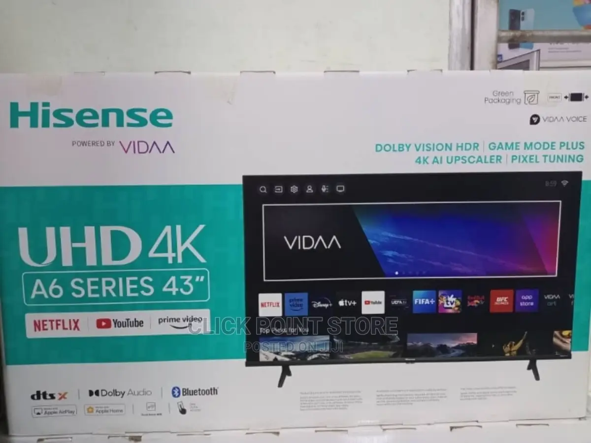43 Inch / Hisense Tv 43 Inch A6 / Hisense 43"/ Tv 43/ Tv