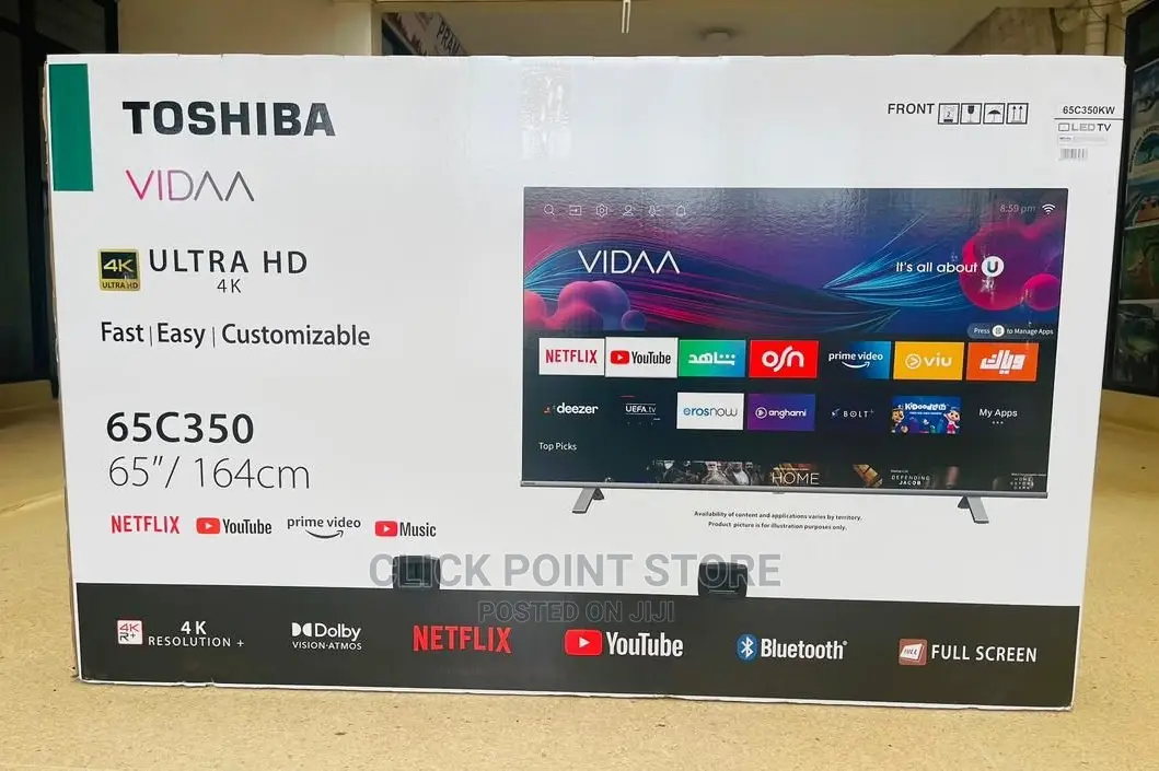 65" Toshiba Tv / 65 Inch Tv/Toshiba Original Smart Tv/65" Tv