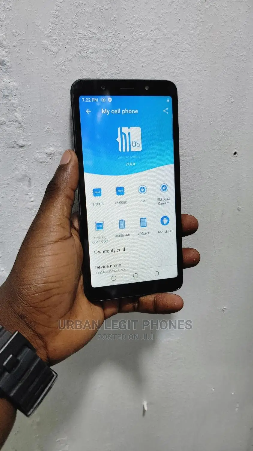 Tecno Pop 6 Go 16 GB Blue