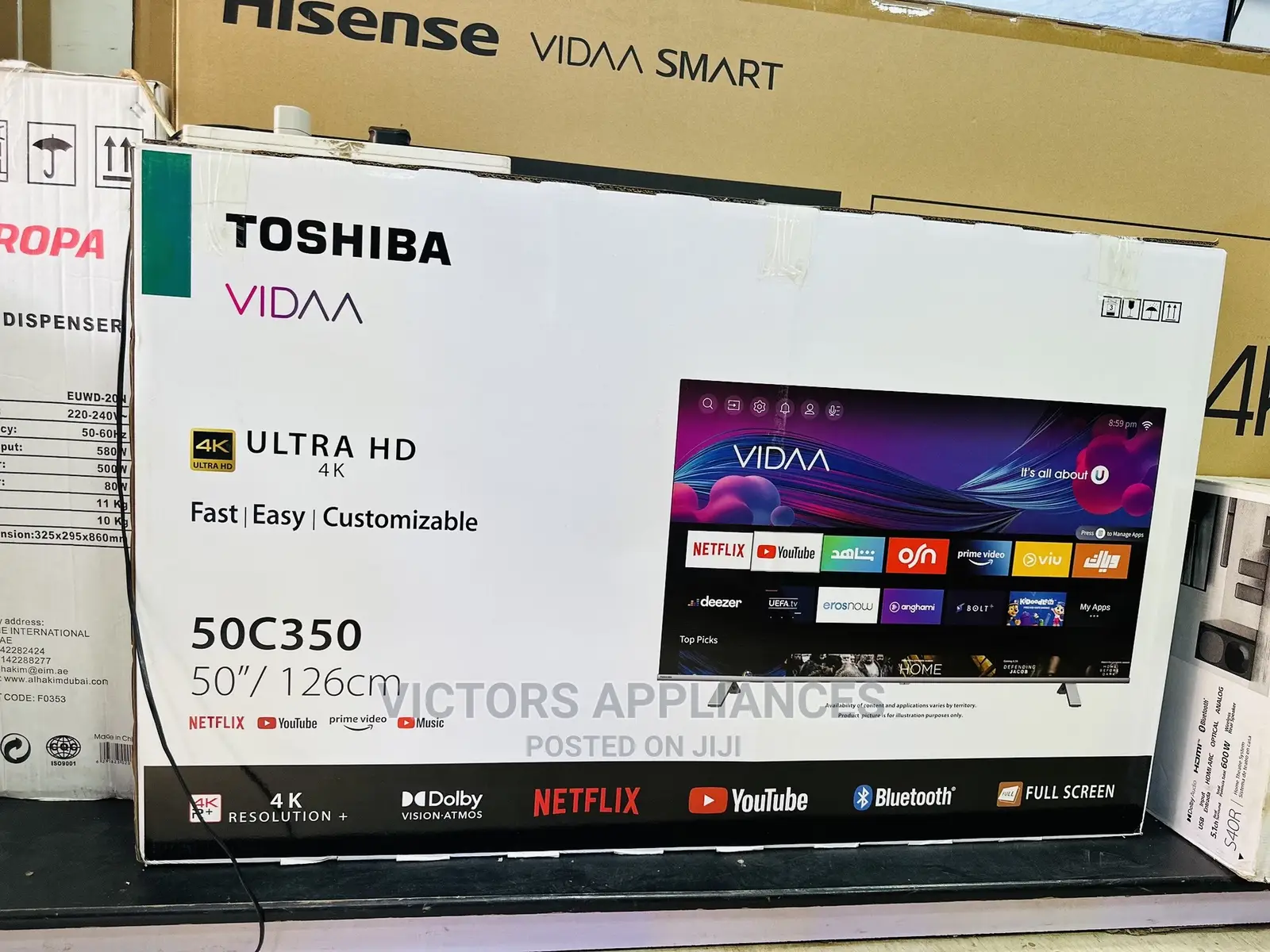 Original Toshiba 50inches UHD Smart Tv
