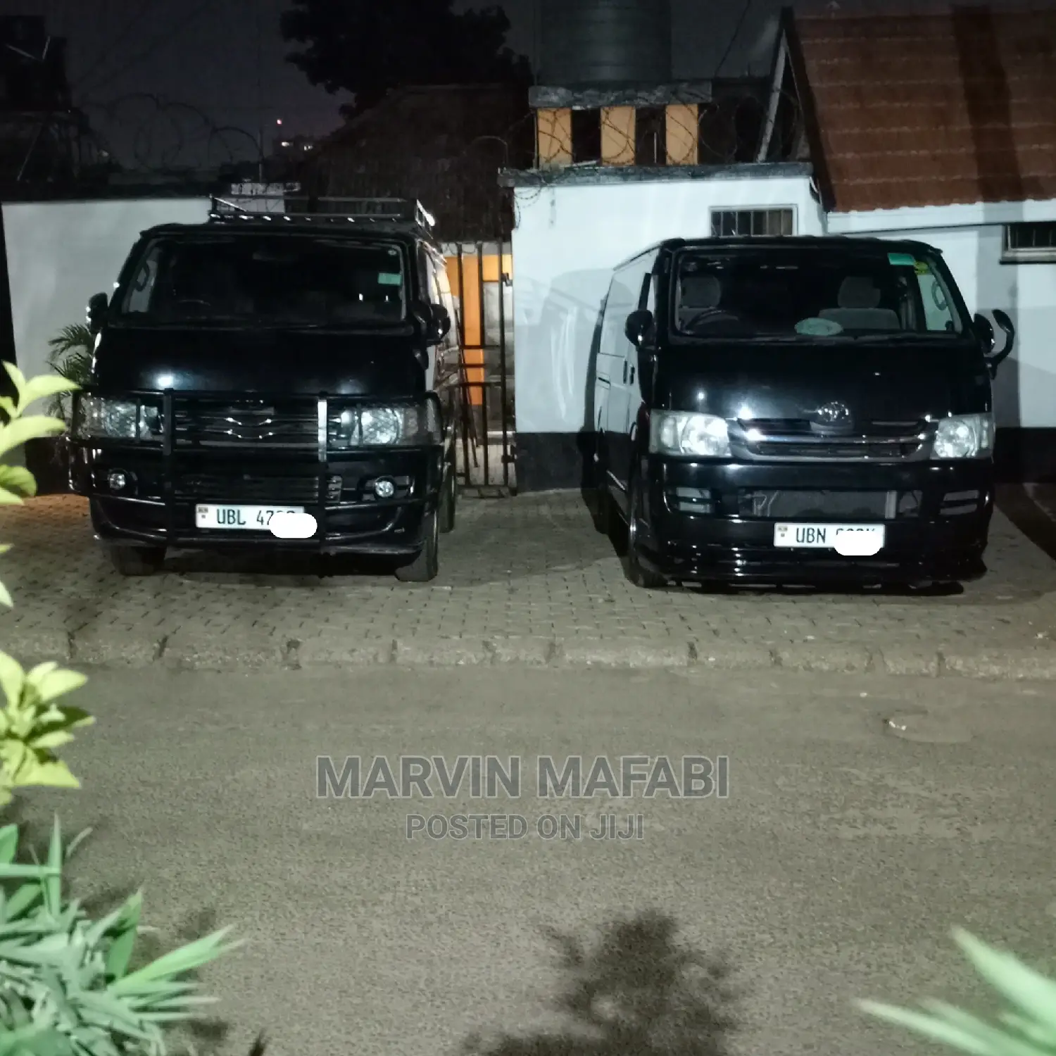 Toyota Hiace Vans for Private Hire.