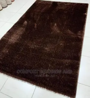 Photo - Turkish Shaggy Carpet Coffee Brown