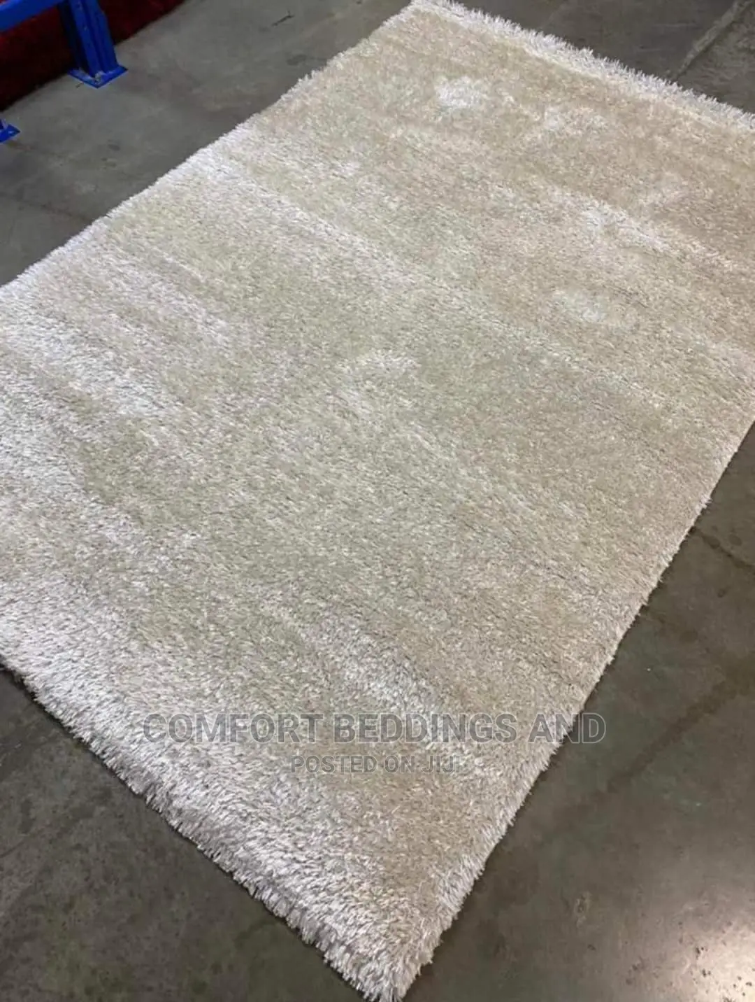 Turkish Shaggy Carpet Off-White
