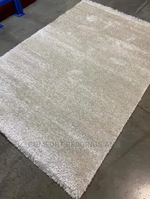 Turkish Shaggy Carpet Off-White