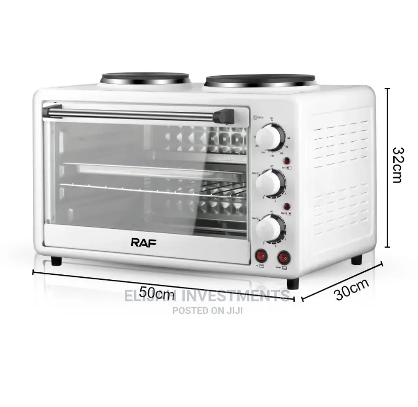 Original RAF 40L Mini Oven and Double Hot Plates