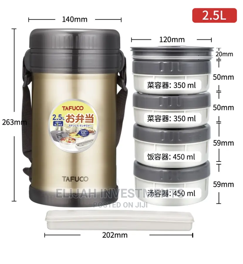 TAFUCO Stainless Steel Vacuum Insulated Good Container