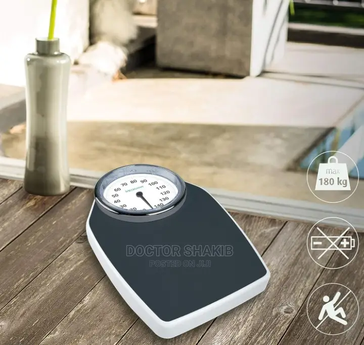 Personal Body Weight Mechanical Weighing Scale-Black