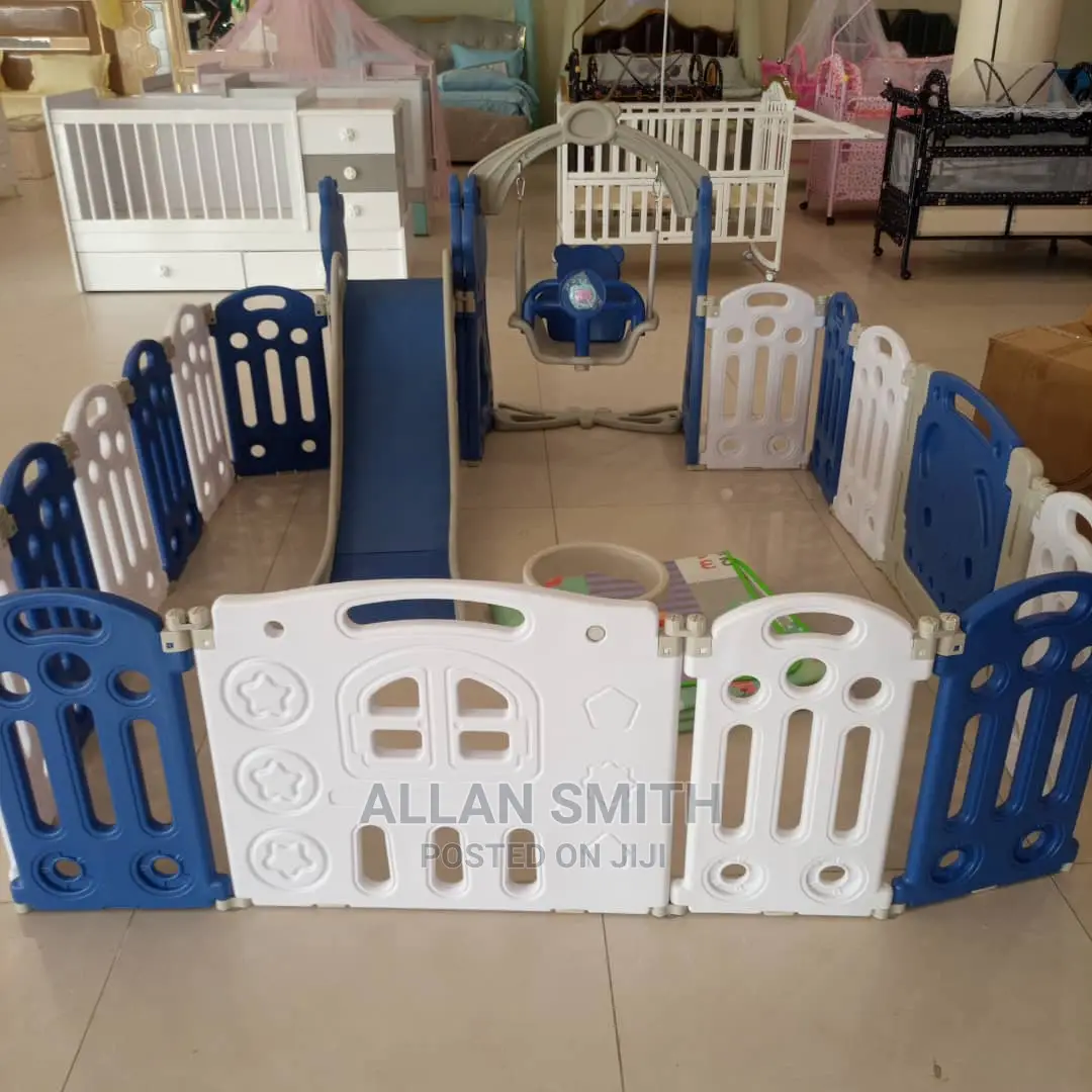 Kids Play Pen With Slide