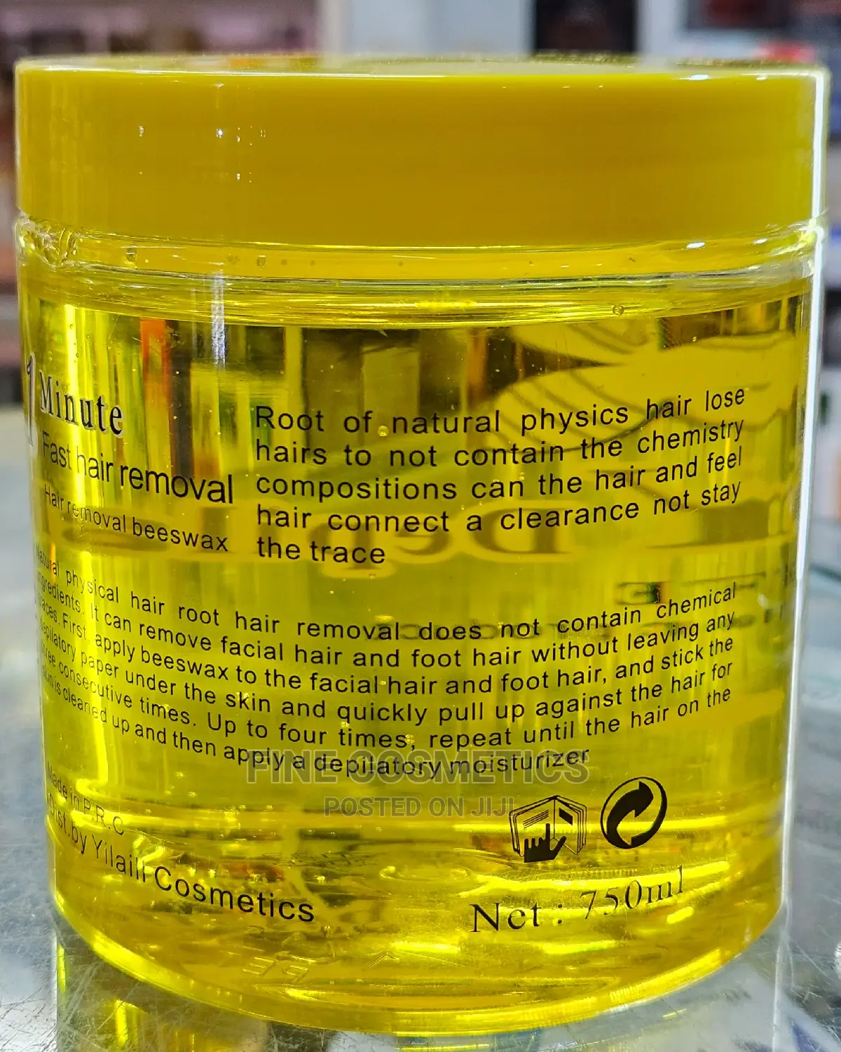 Hair Waxing Gel Honey Depilation Bee Gum Strip Wax Gel 750ML
