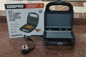 GEEPAS "2 Slices" Electric Grill Makers \\ 750w \\ GGM6001