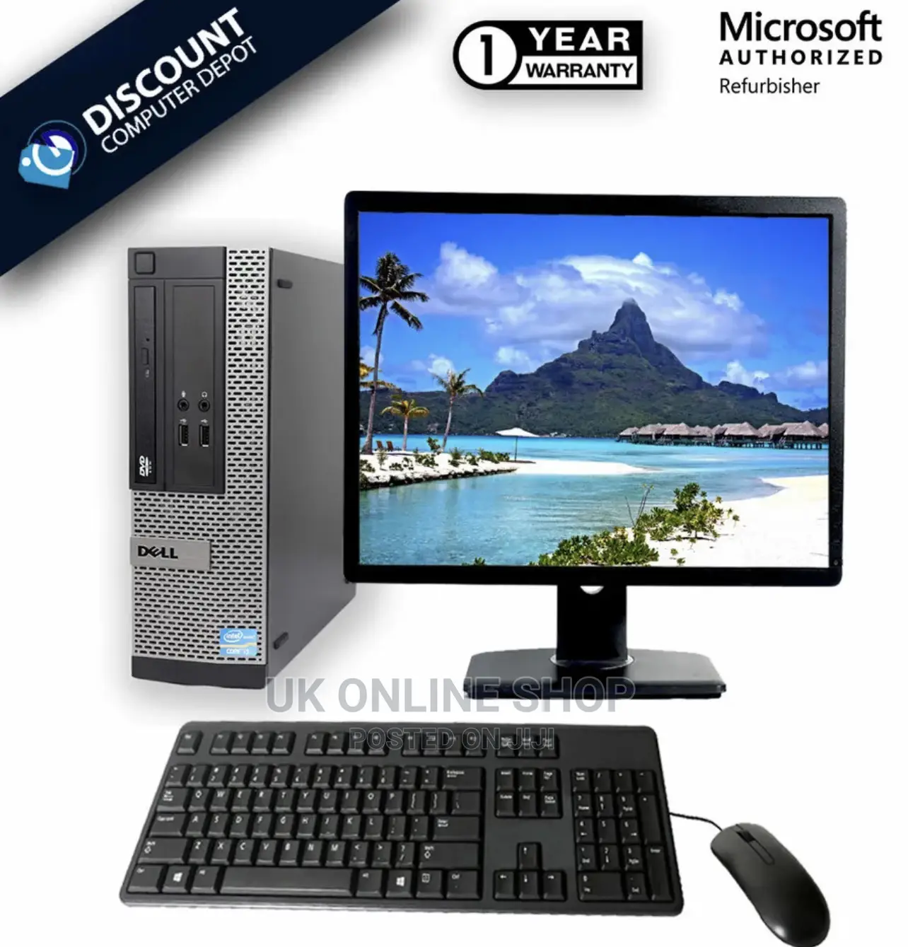 Desktop Computer Dell 4GB Intel Core I3 HDD 500GB