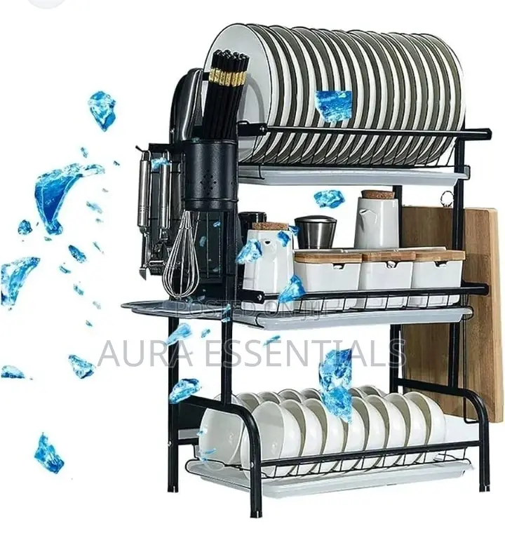 Multifunctional 304 Stainless Steel Dish Rack