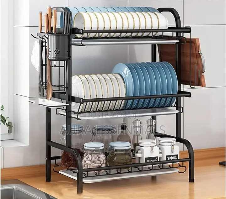 Multifunctional 304 Stainless Steel Dish Rack