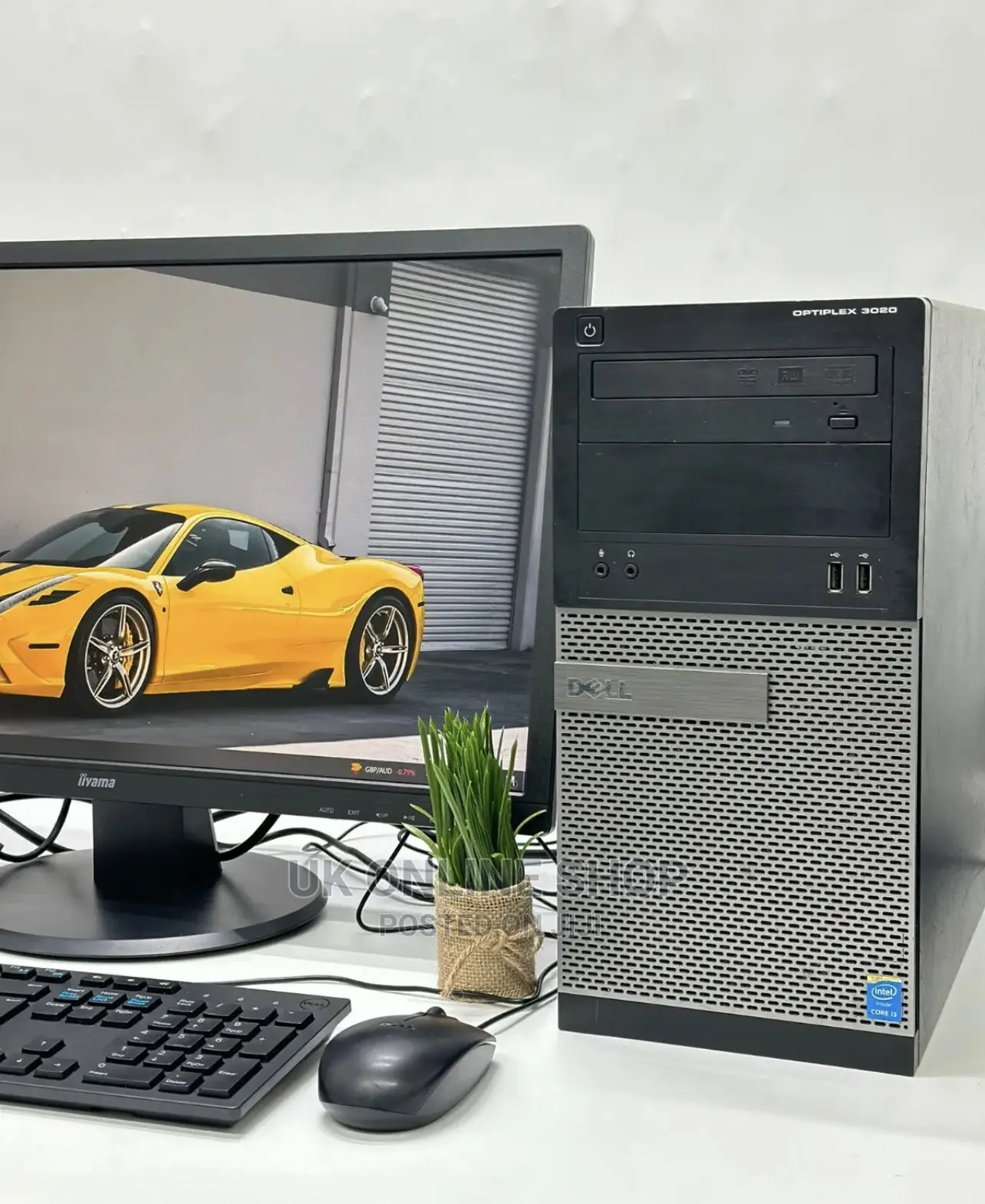 Desktop Computer Dell OptiPlex 3020 4GB Intel Core I5 HDD 500GB