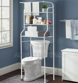 Over the Toilet 3 Tier Shelf Rack Organiser