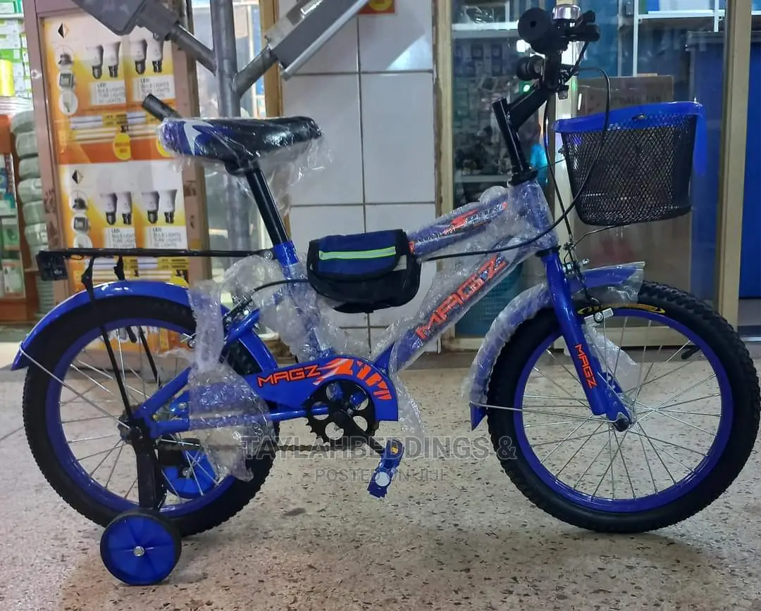 Unisex Child RBY23 Kids Bicycle - Blue /Red, 12 Inch