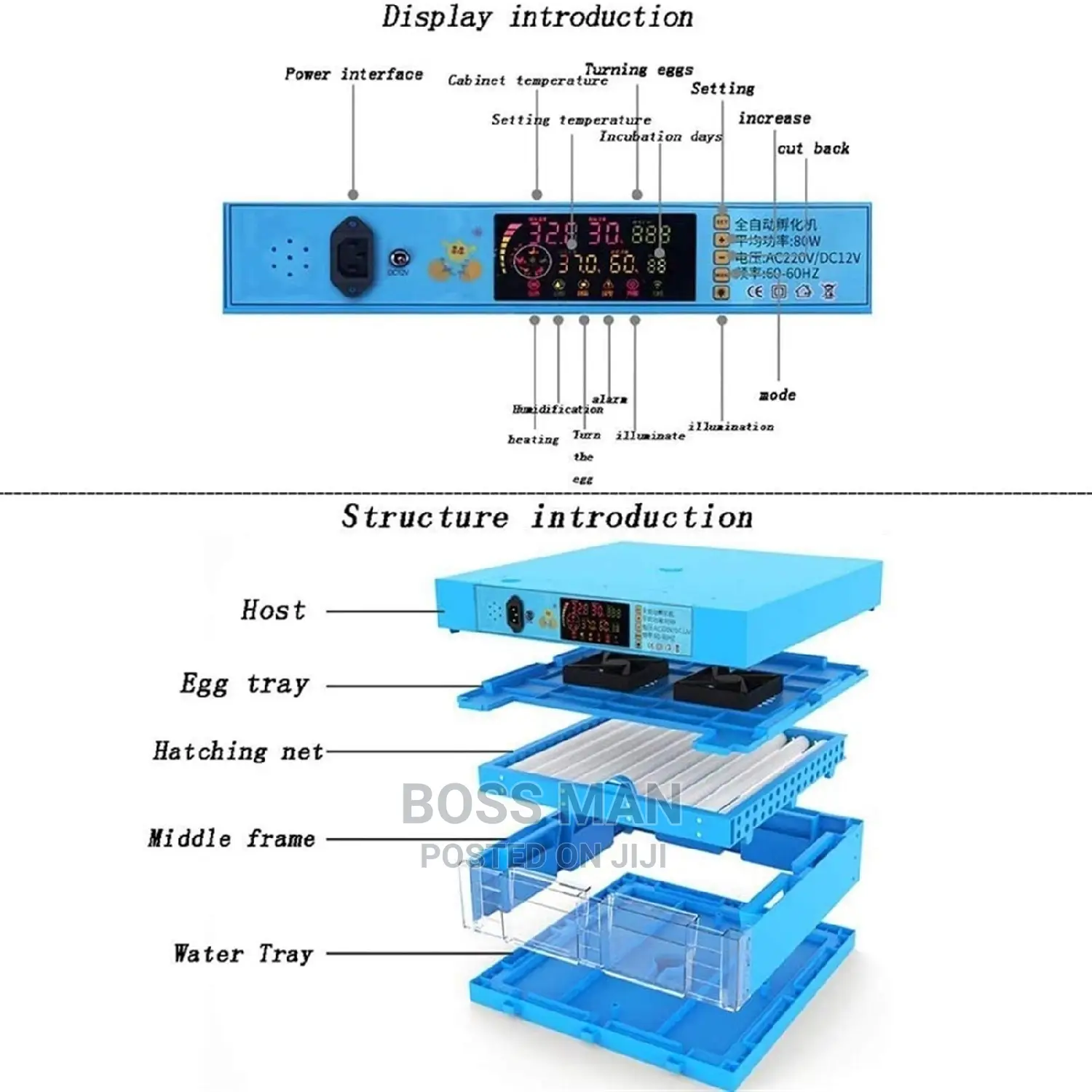 64 Eggs Incubator (Imported)