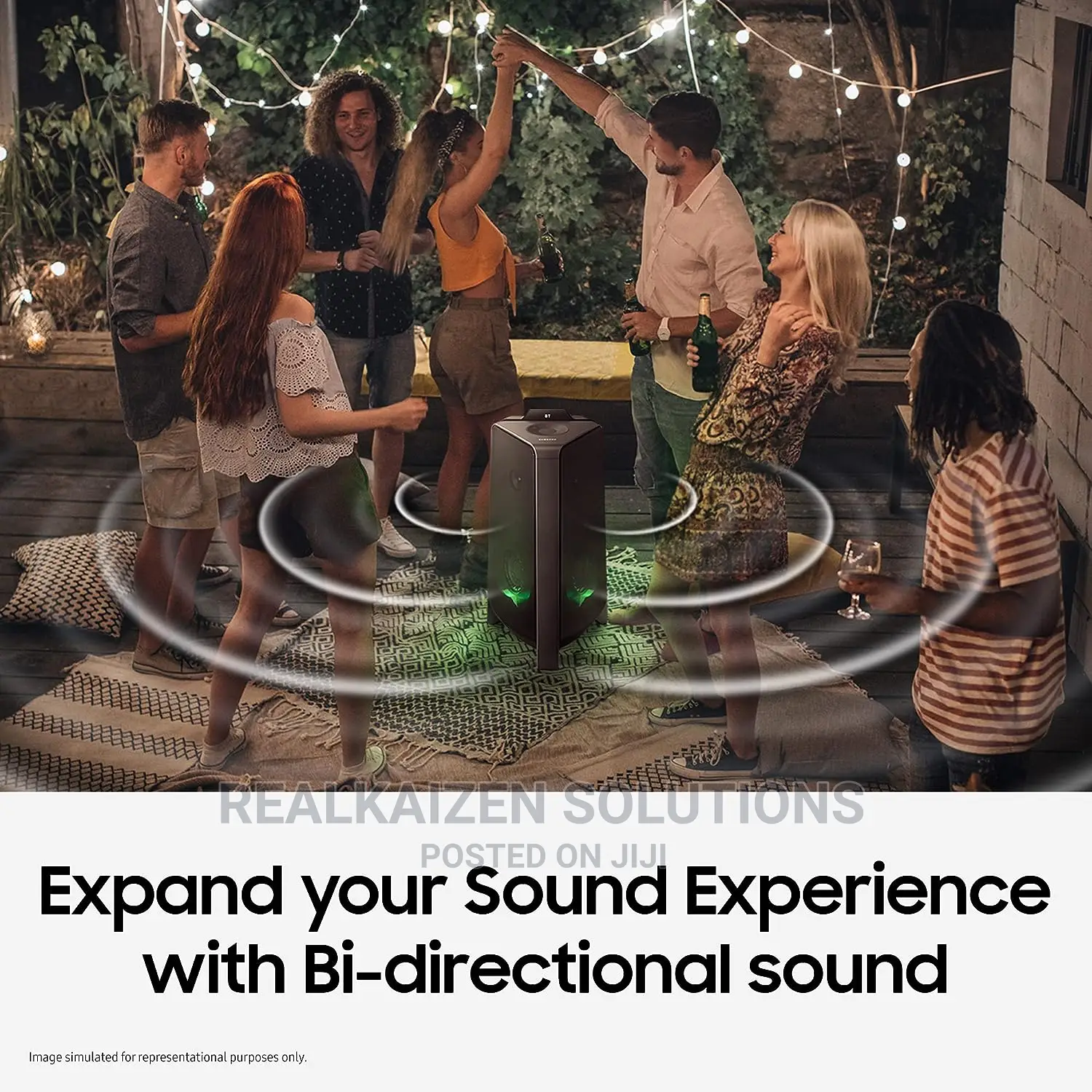 SAMSUNG Sound Tower High Power Bluetooth Audio System 1500W