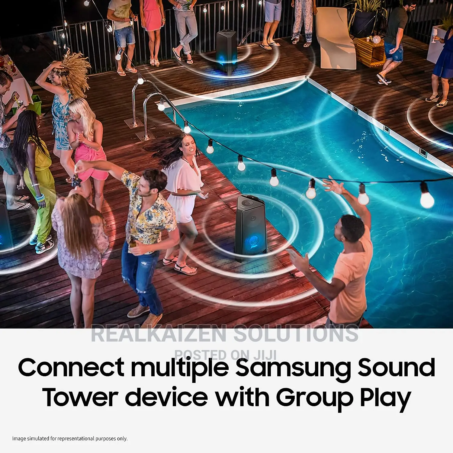 SAMSUNG Sound Tower High Power Bluetooth Audio System 1500W