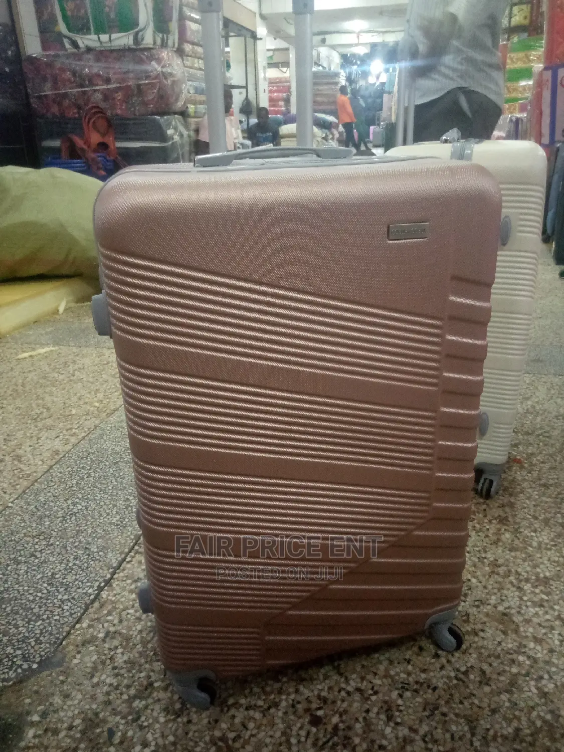 Vip Executive Plastic Suitcase.Large.( Rose Gold)