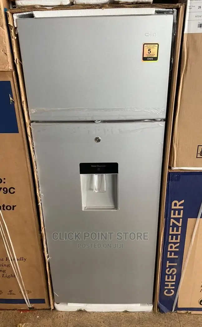 Fridge With Water Dispenser/ 270l Chiq Fridge/ Double Door