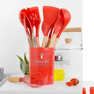 Kitchen Wooden Silicone Set